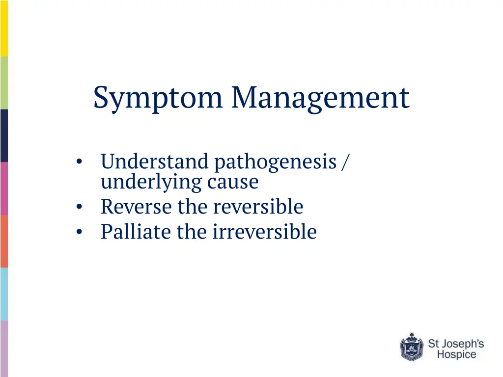 symptom management