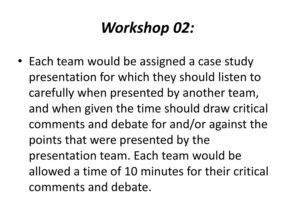 workshop 02