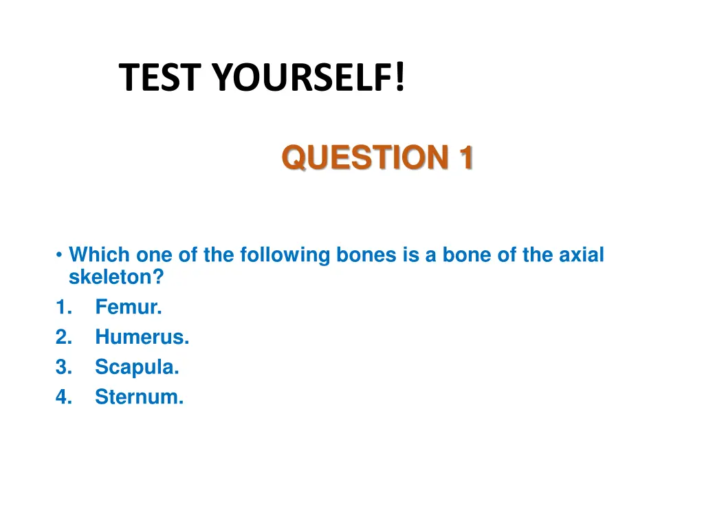 test yourself