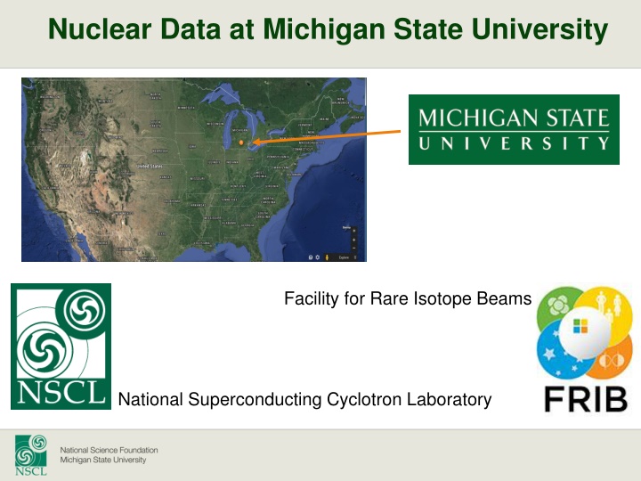 nuclear data at michigan state university