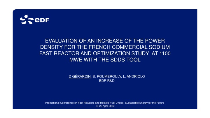 evaluation of an increase of the power density