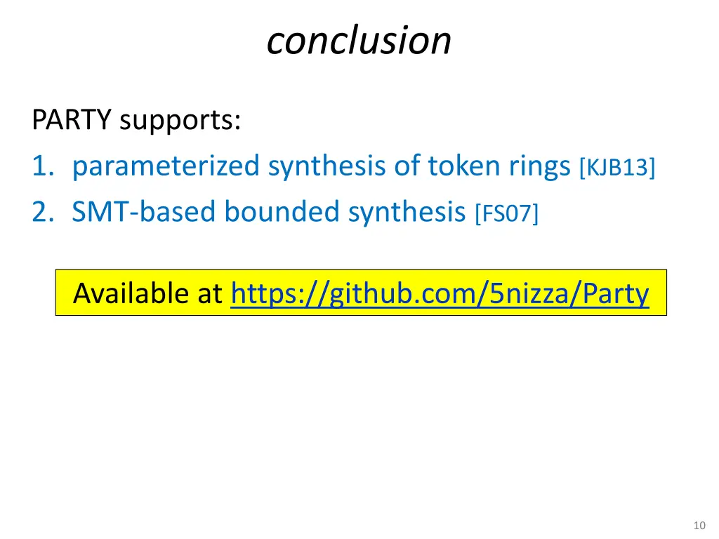 conclusion