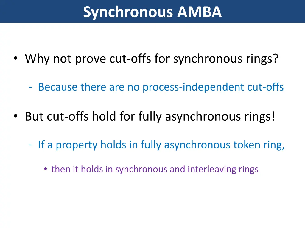 synchronous amba