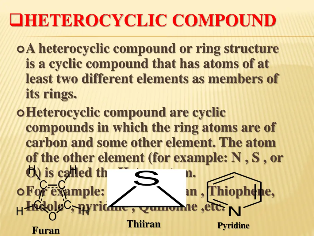 heterocyclic compound