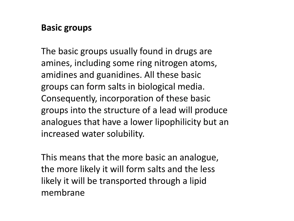 basic groups