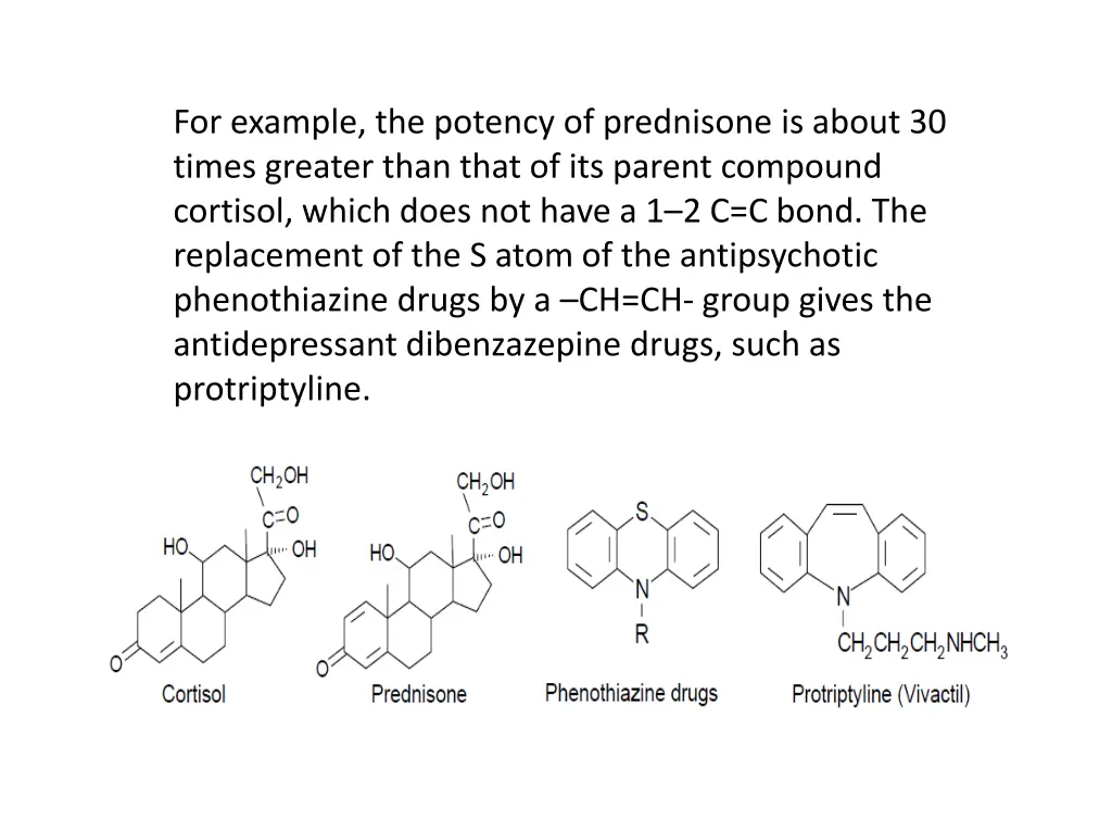 for example the potency of prednisone is about