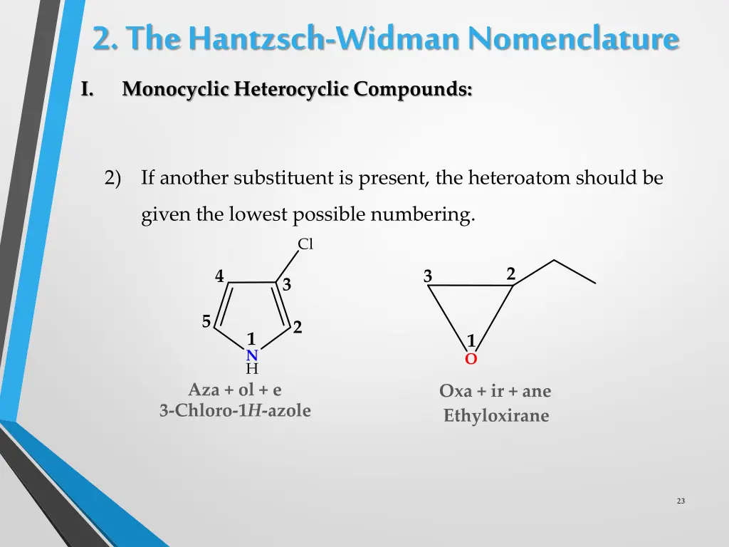 2 the hantzsch widman nomenclature i monocyclic 1