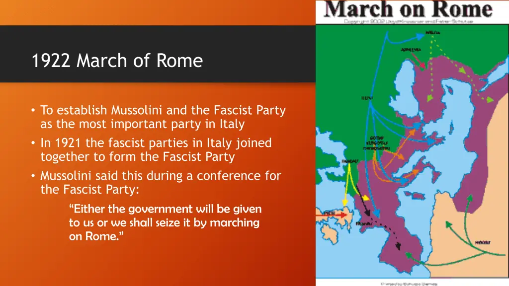 1922 march of rome
