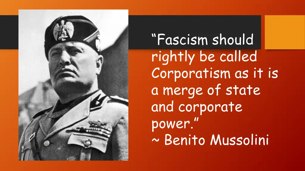 fascism should rightly be called corporatism