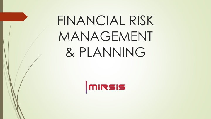 financial risk management planning
