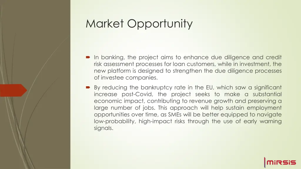 market opportunity