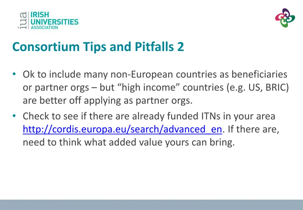 consortium tips and pitfalls 2