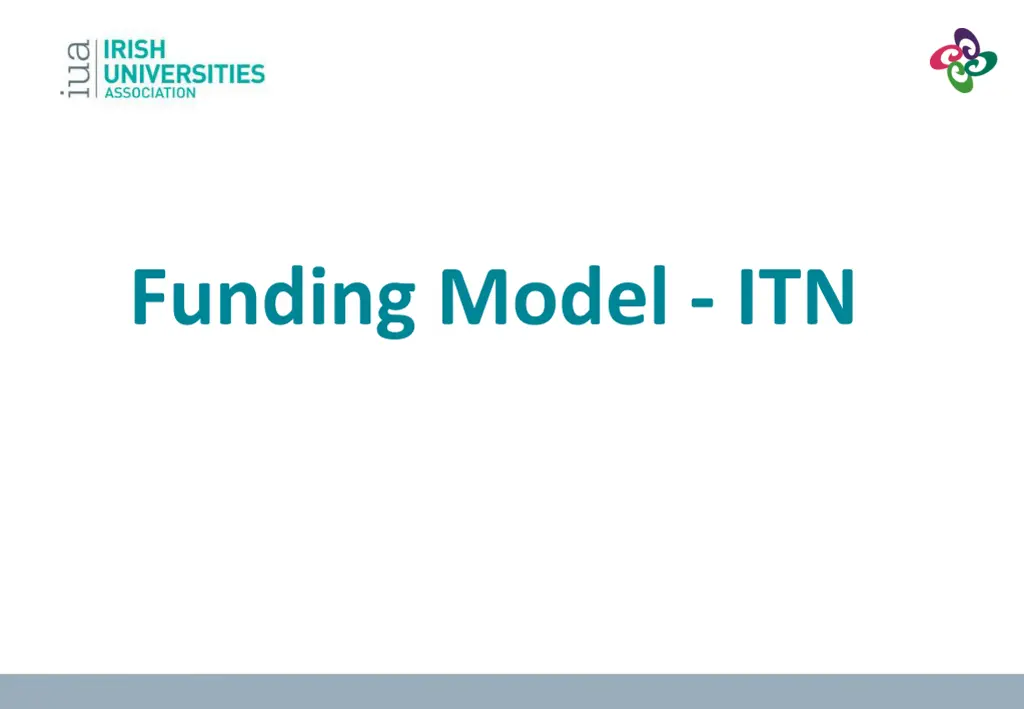 funding model itn