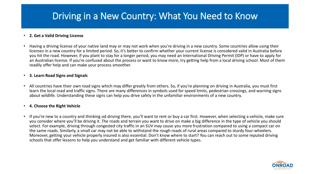 driving in a new country what you need to know 2