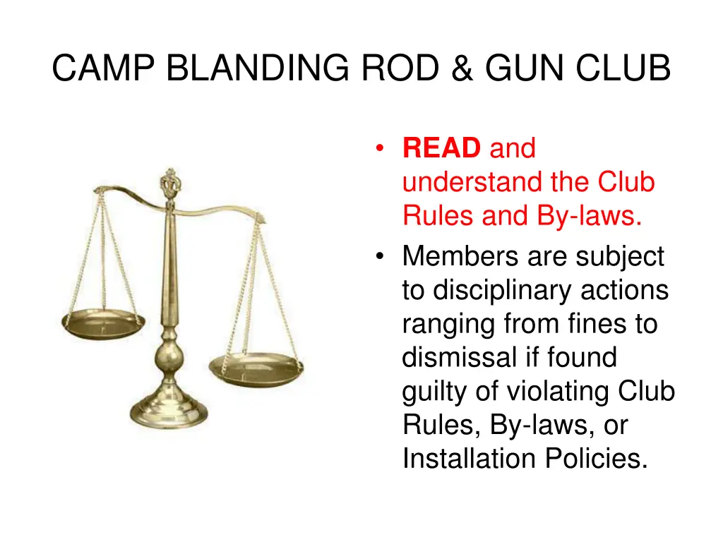 camp blanding rod gun club 6