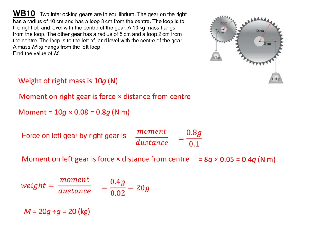wb10 two interlocking gears are in equilibrium 1