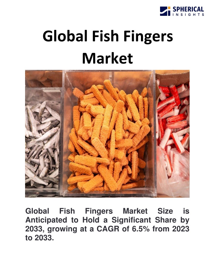 global fish fingers market