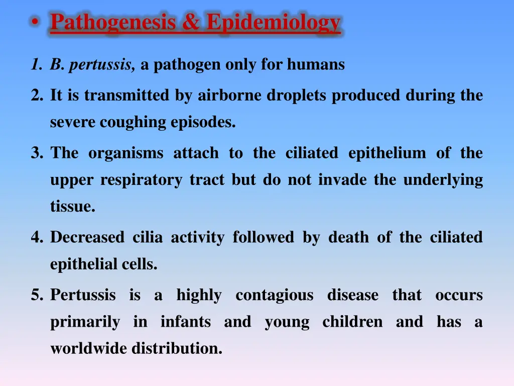 pathogenesis epidemiology