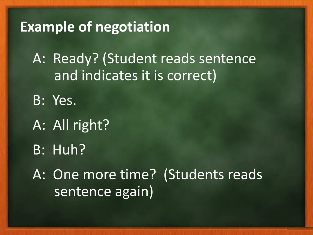 example of negotiation