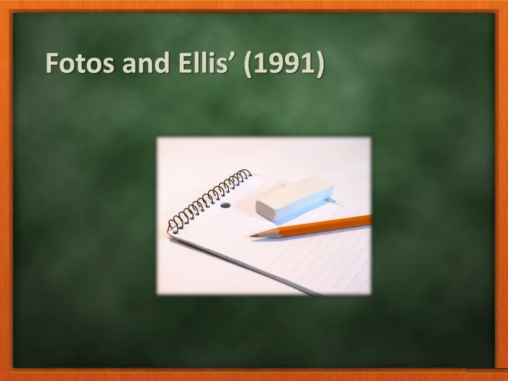 fotos and ellis 1991