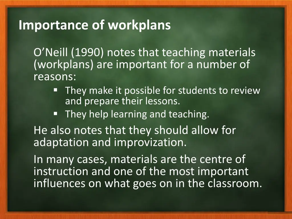 importance of workplans