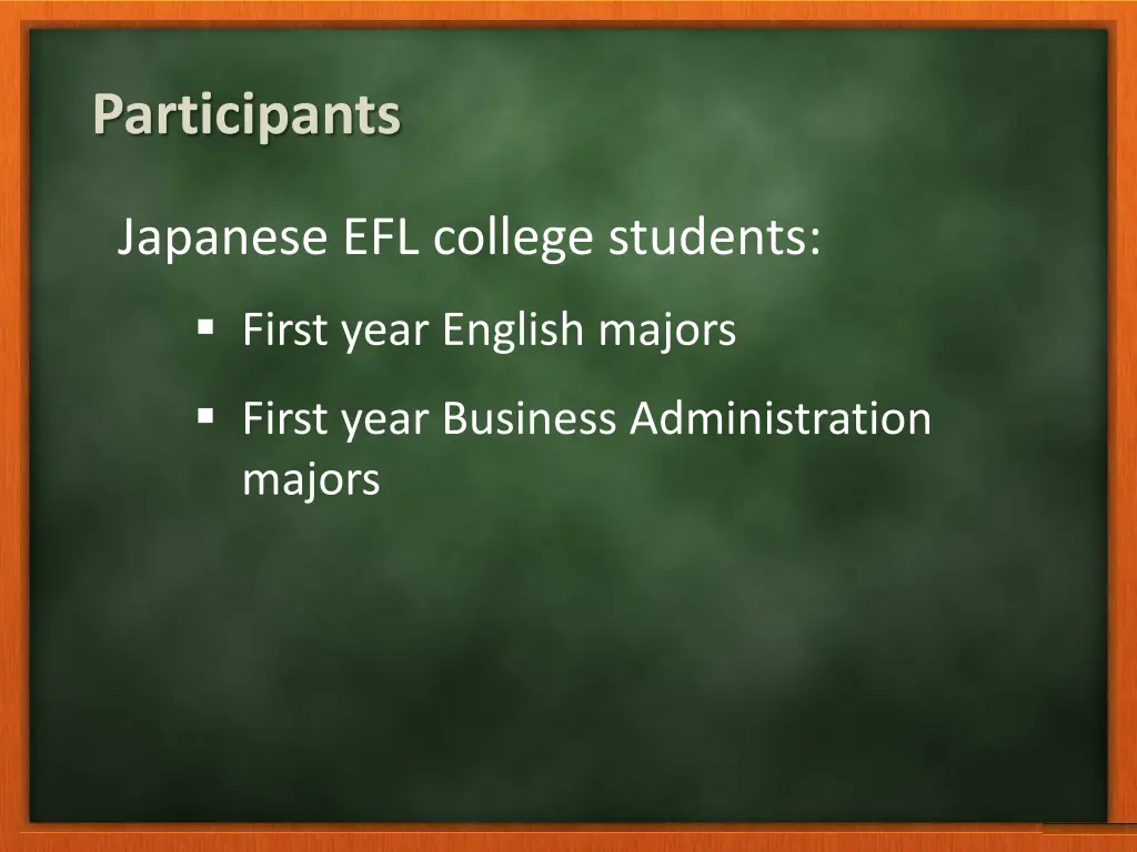 participants