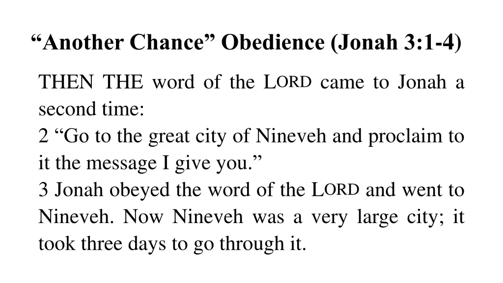 another chance obedience jonah 3 1 4