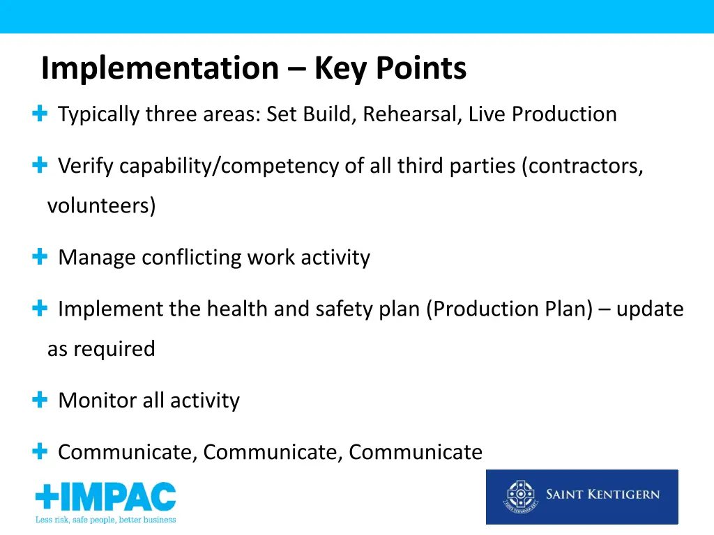 implementation key points