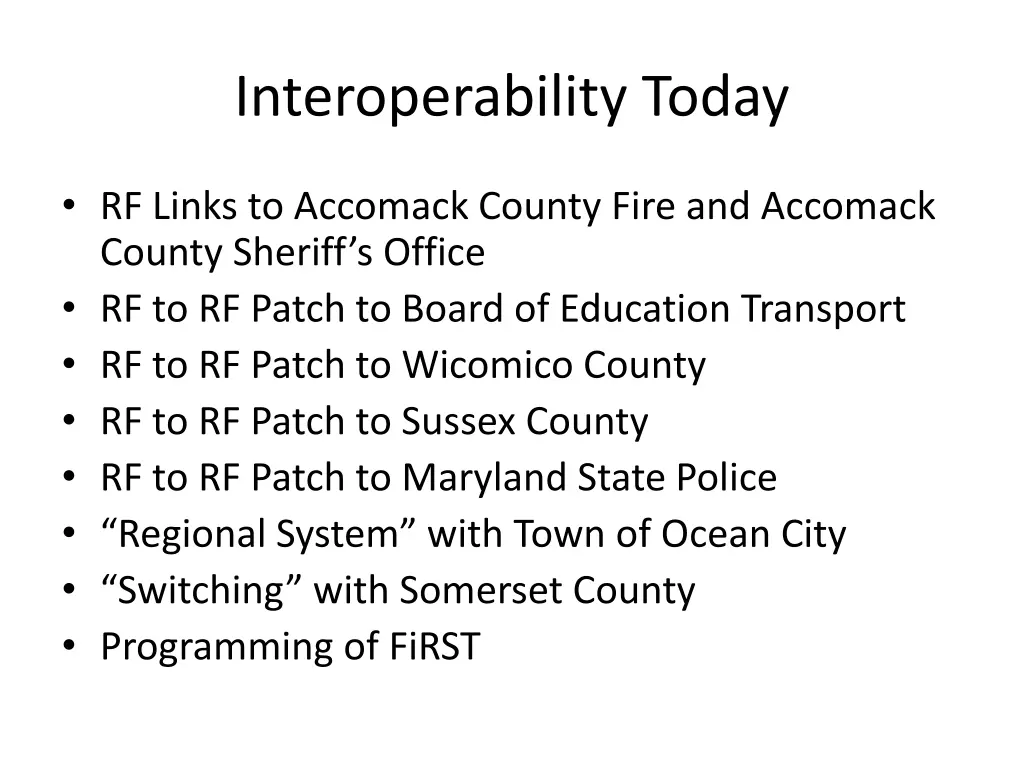 interoperability today 1