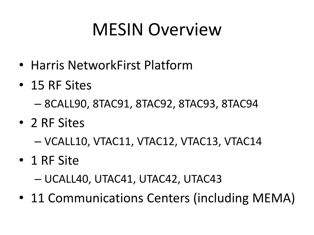 mesin overview