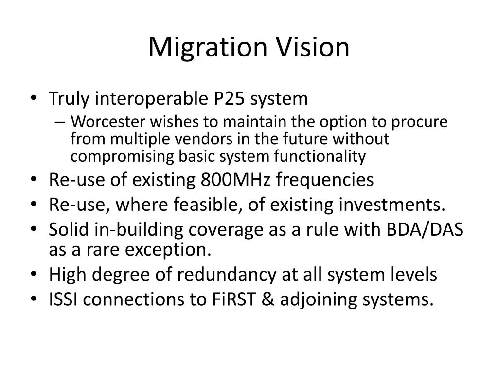 migration vision