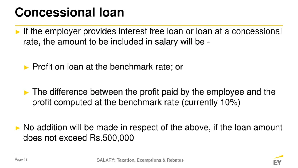 concessional loan