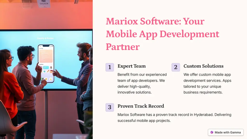 mariox software your mobile app development