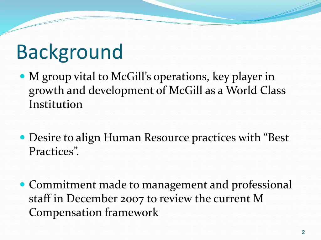 m group vital to mcgill s operations key player