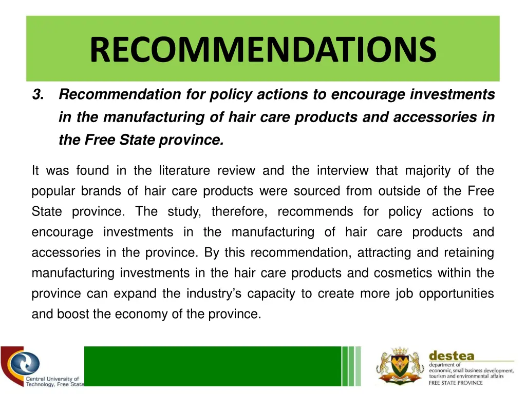 recommendations 2