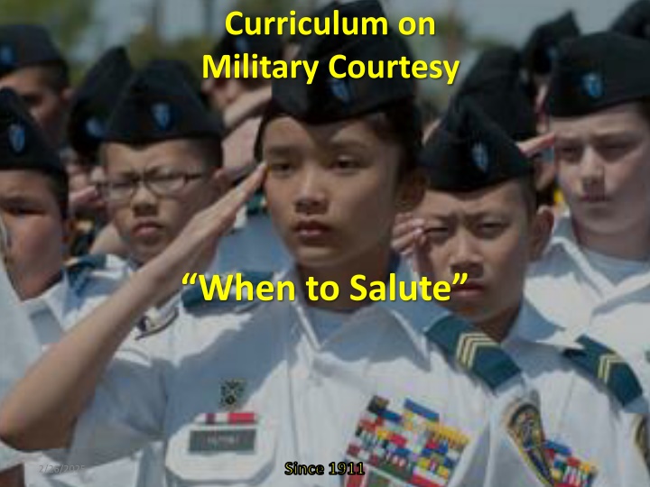california cadet corps curriculum on military