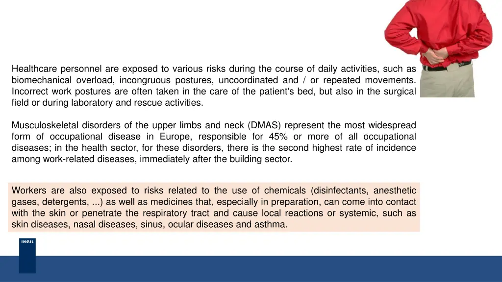 healthcare personnel are exposed to various risks