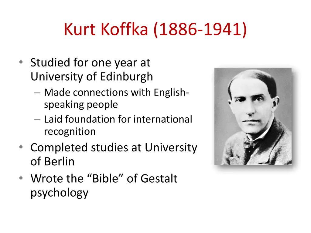 kurt koffka 1886 1941