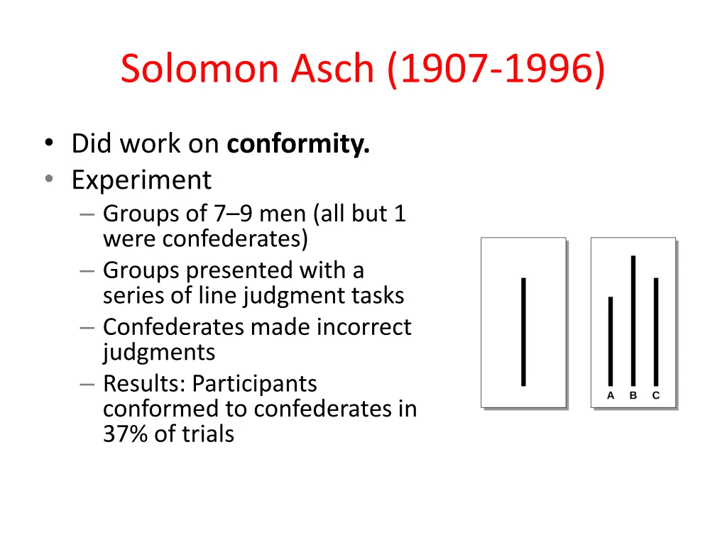 solomon asch 1907 1996