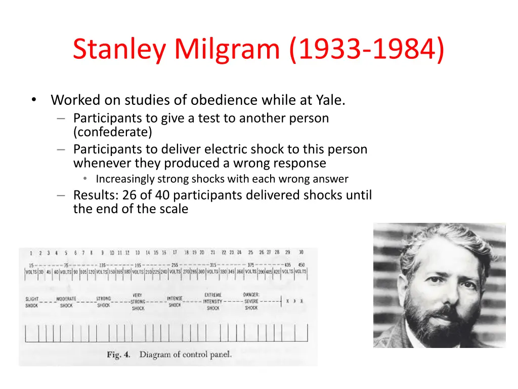 stanley milgram 1933 1984