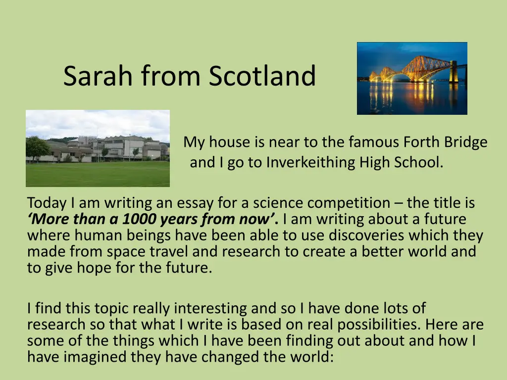 sarah from scotland 1