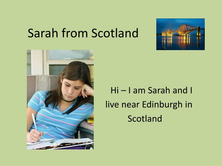 sarah from scotland