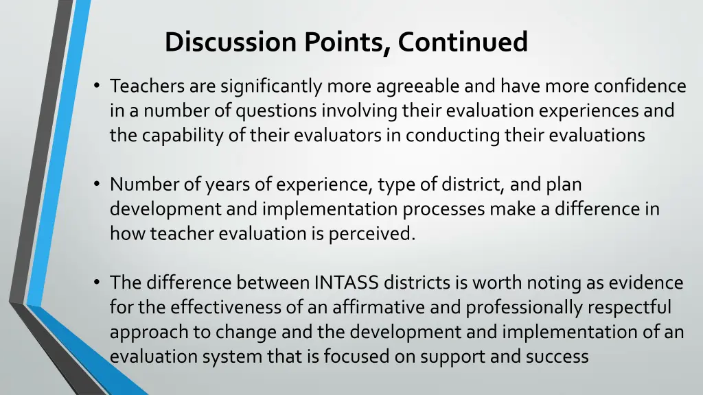 discussion points continued