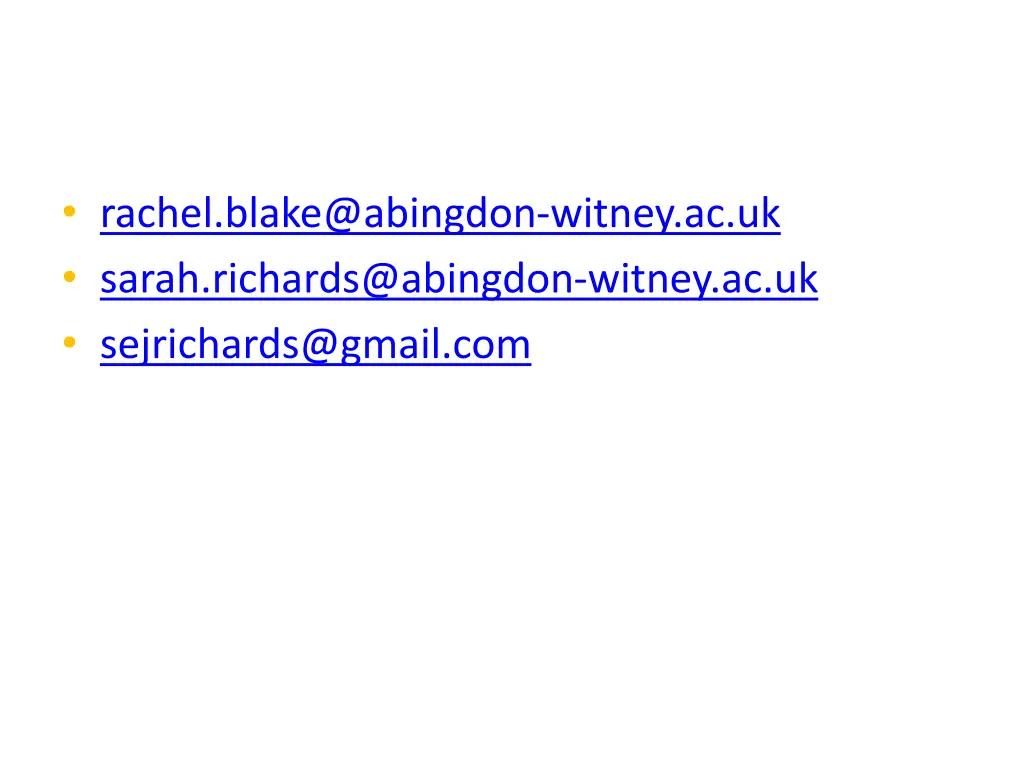 rachel blake@abingdon witney ac uk sarah