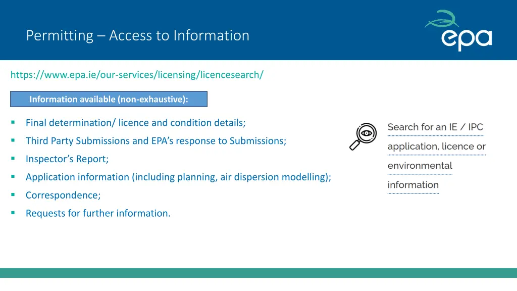 permitting access to information