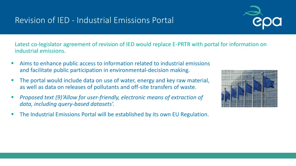 revision of ied industrial emissions portal