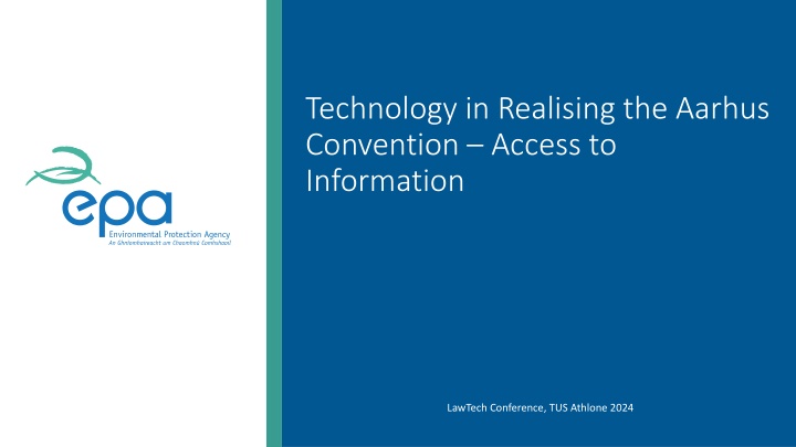 technology in realising the aarhus convention