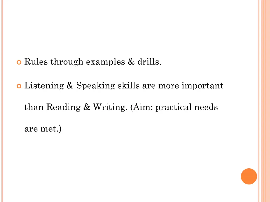 rules through examples drills