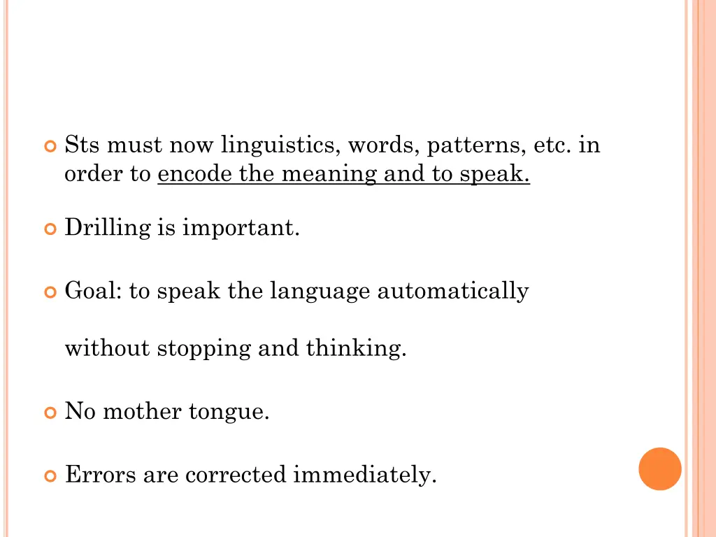 sts must now linguistics words patterns