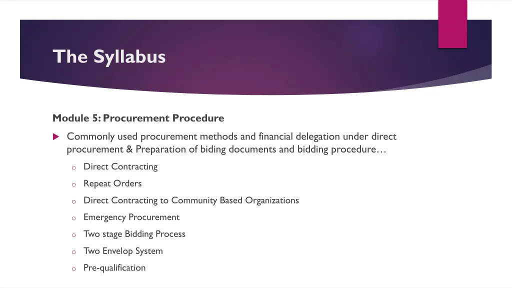 the syllabus 18